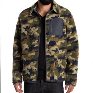 Mens  UGG® Keefe High Pile Fleece Jacket